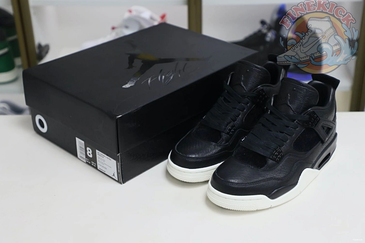 ponyhair Air 4 retro black Jordan Jordan 1121